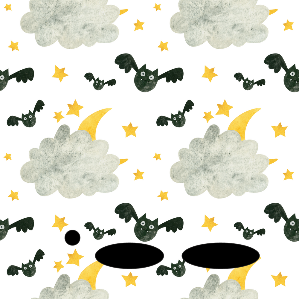 Protective Stickers - Bats in Clouds