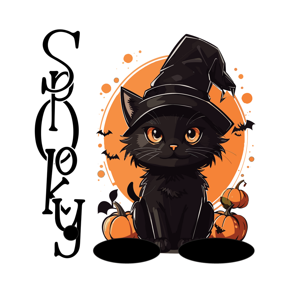 Protective Stickers - Spooky Cat