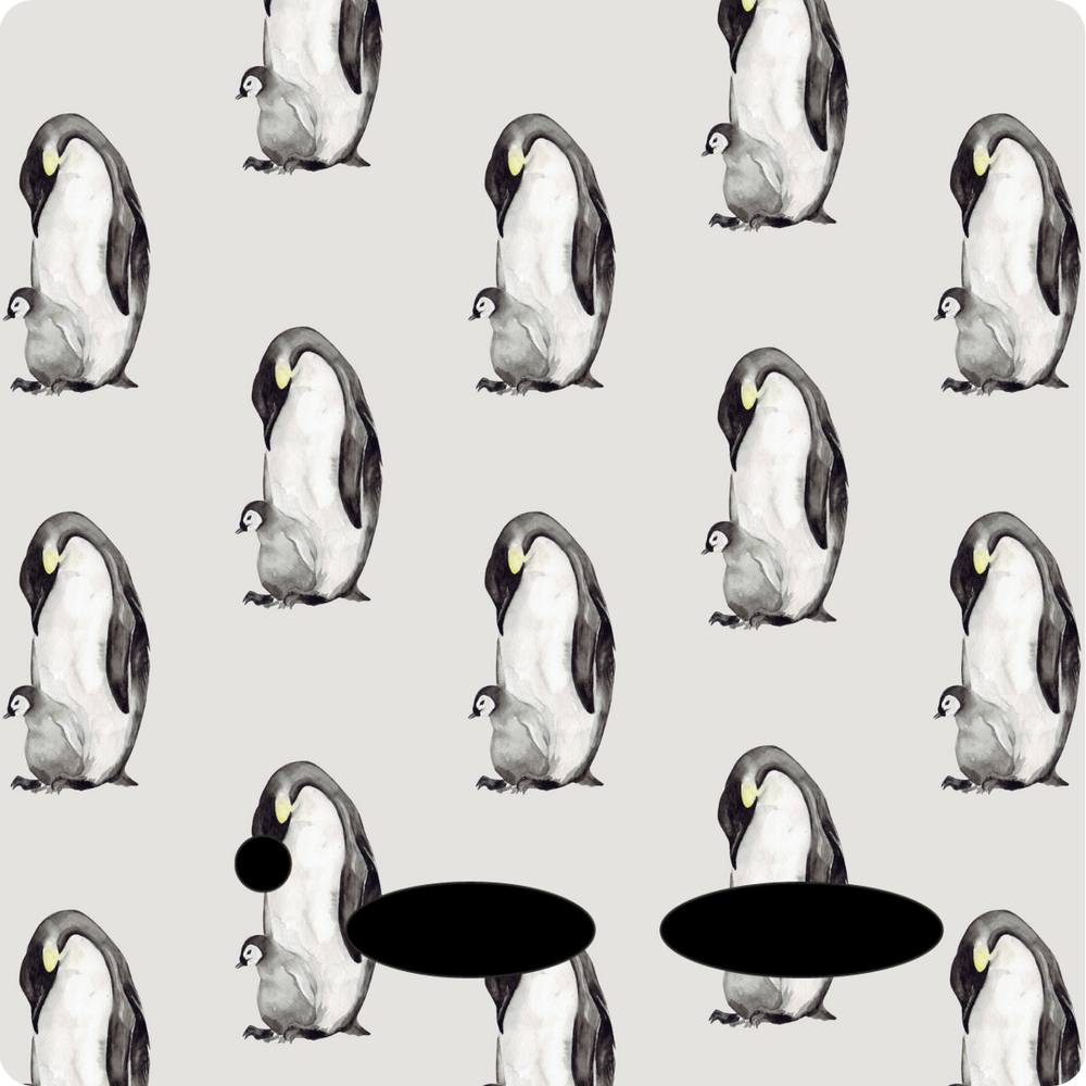 Protective Stickers - Penguins Grey