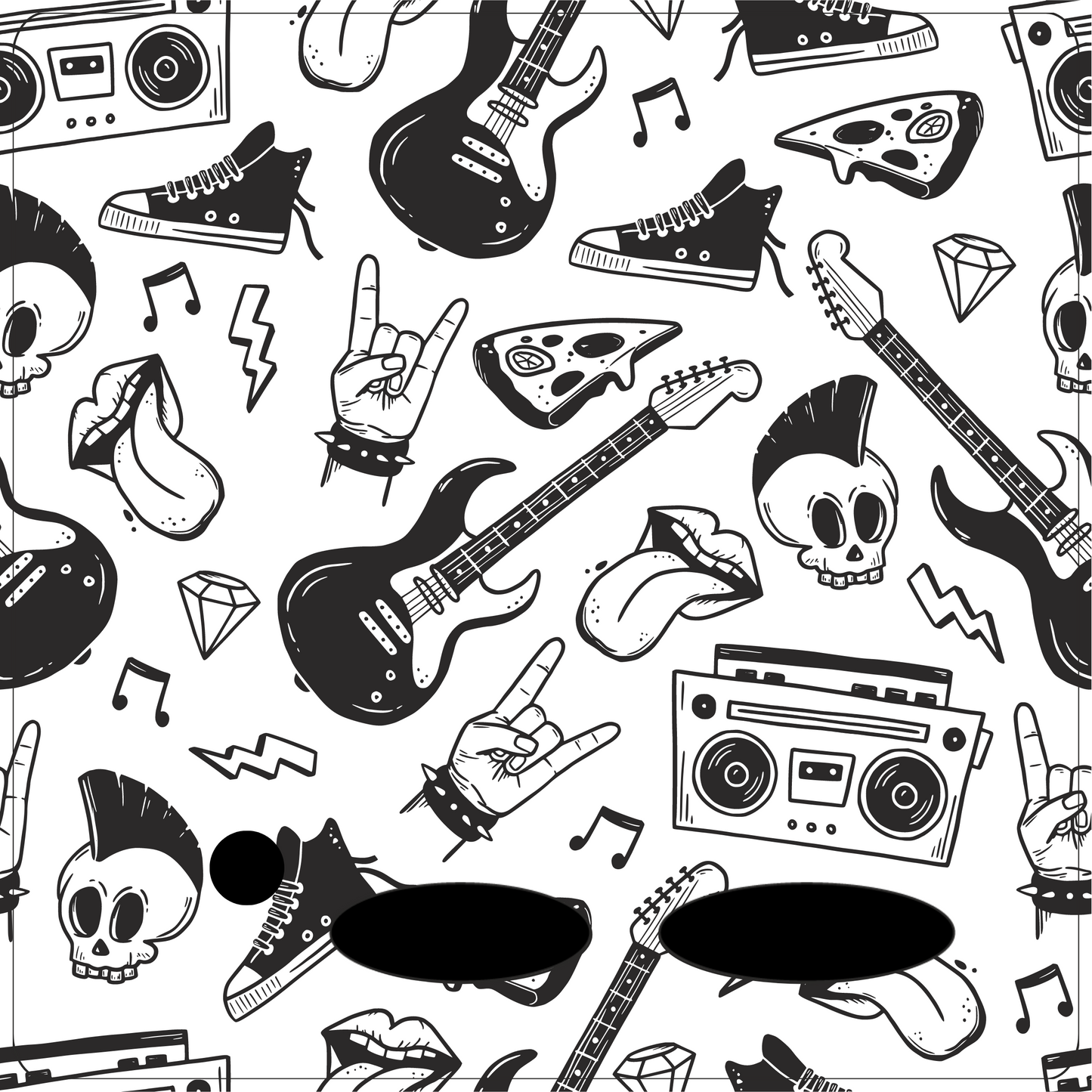 
                  
                    Protective Stickers - Rock and Roll Sketch
                  
                