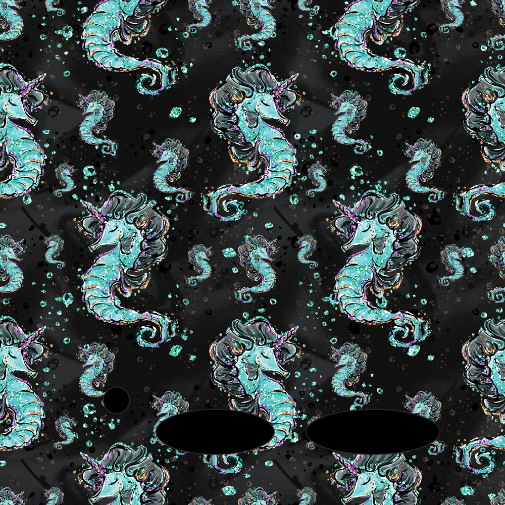 Protective Stickers - Spooky Seahorse