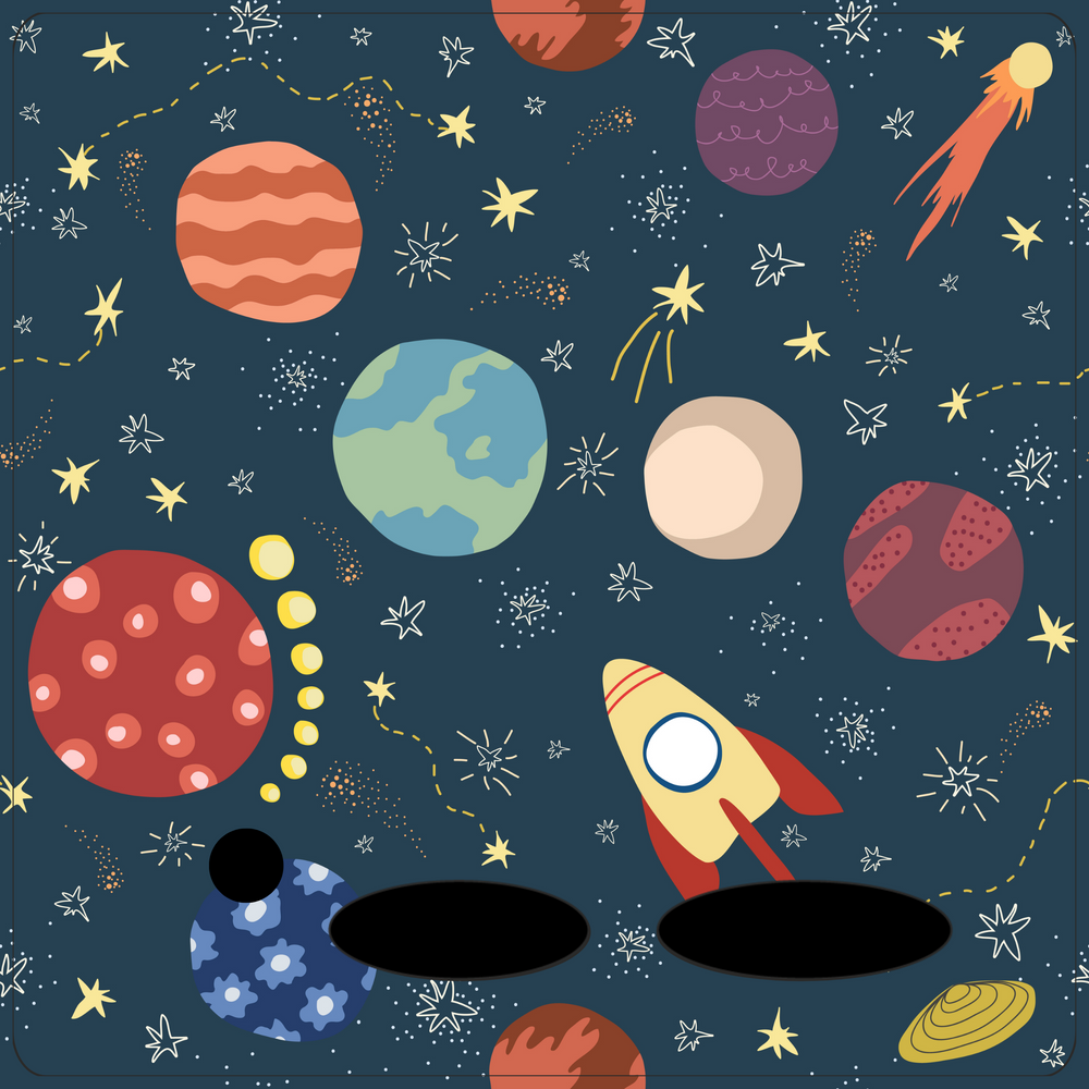 
                  
                    Protective Stickers - Planets and Rocket
                  
                
