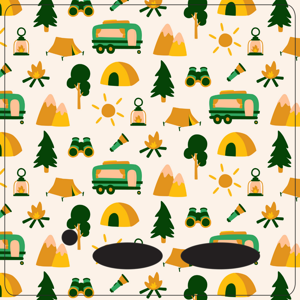 Protective Stickers - Camping