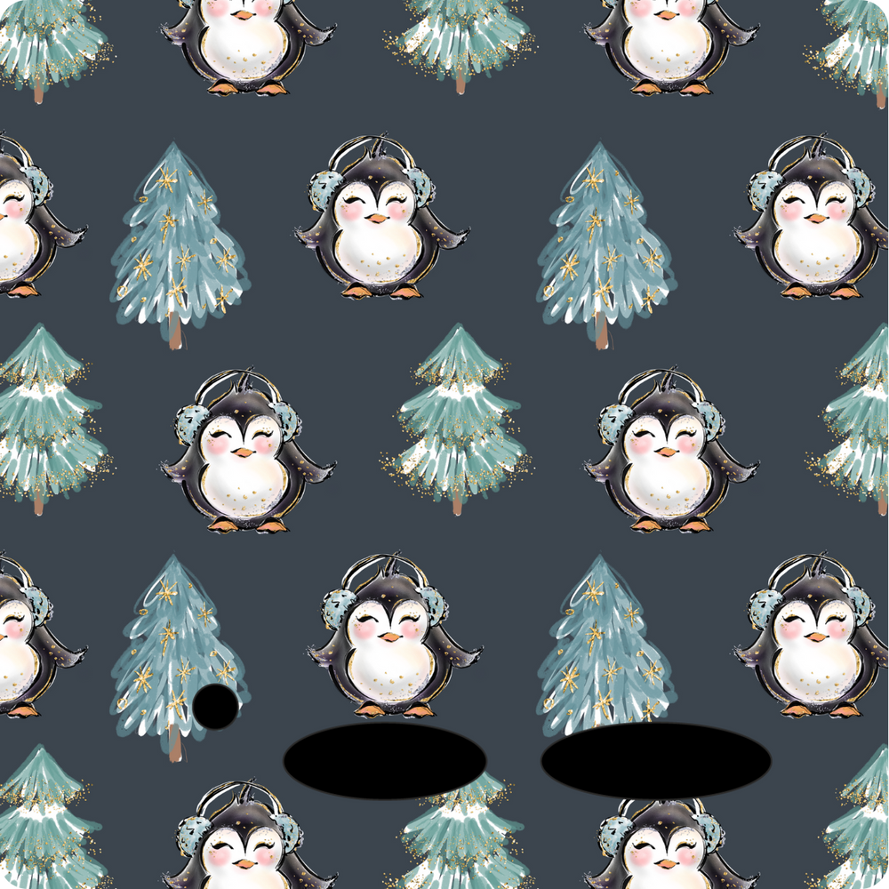 Protective Stickers - Arctic Trees and Penguins