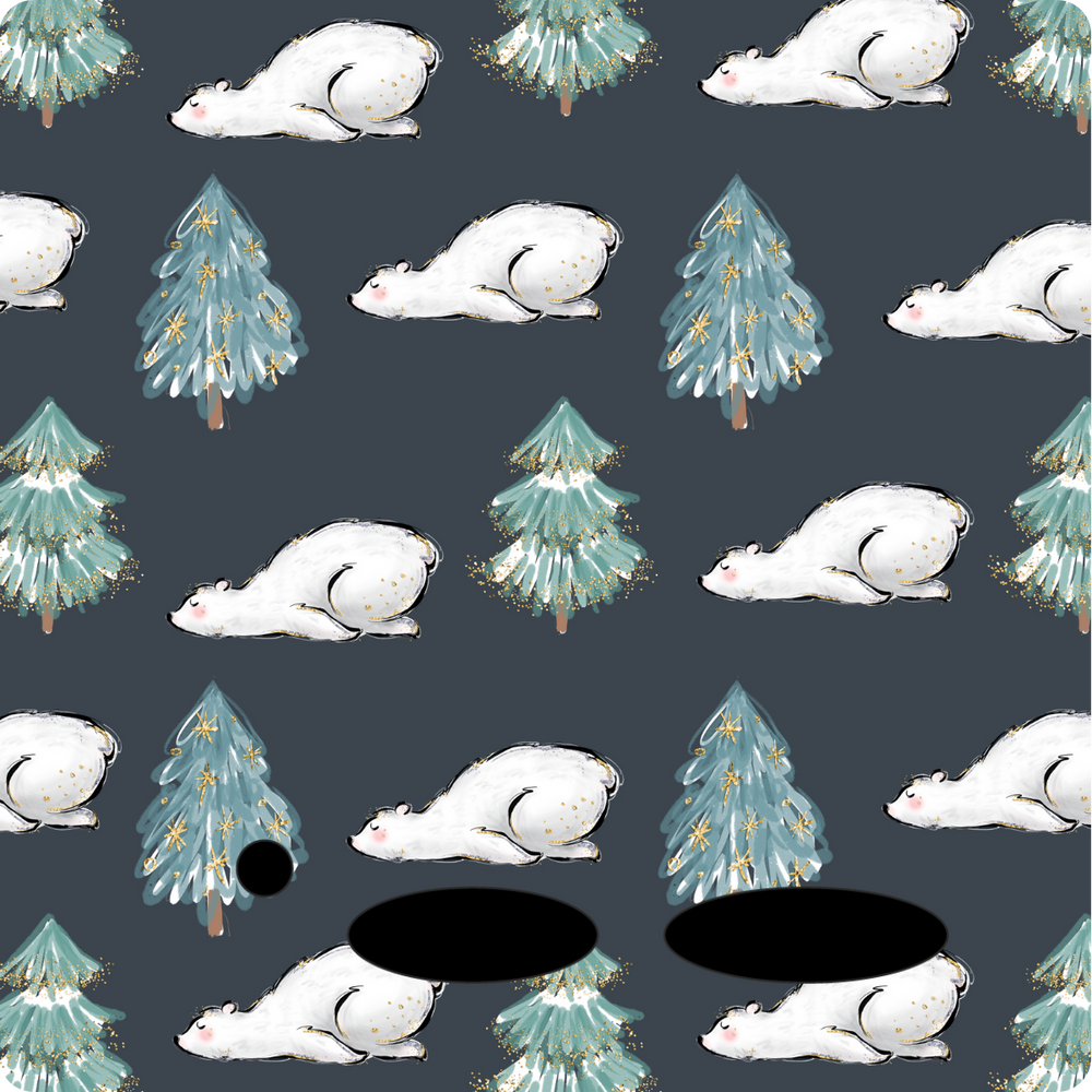 Protective Stickers - Arctic Trees and Polar Bear