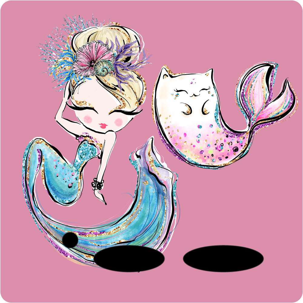 Protective Stickers - Mermaid and Mercat