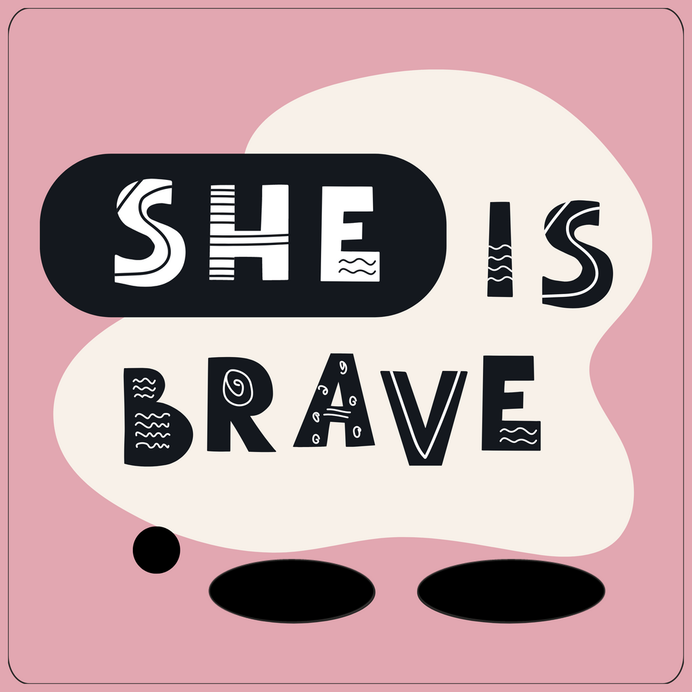 
                  
                    Protective Stickers - She Is Brave
                  
                