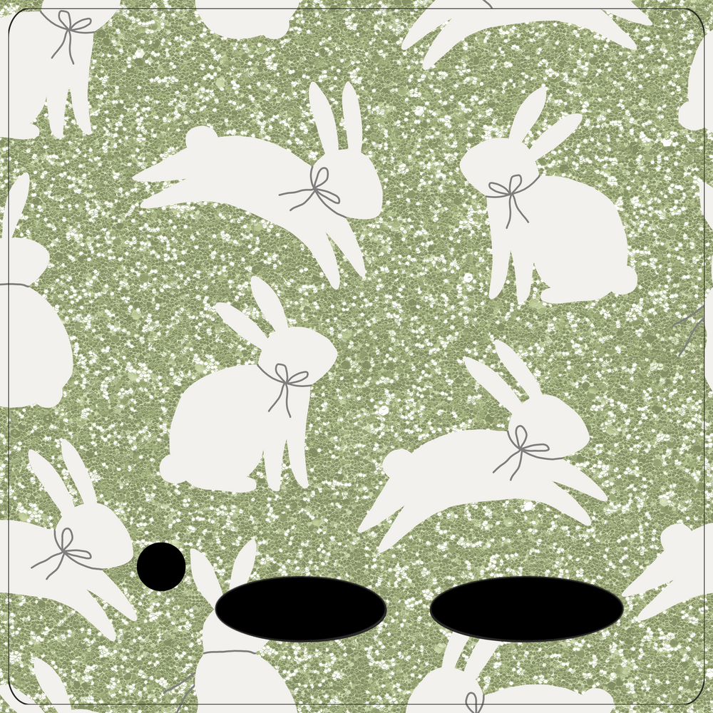 Protective Stickers - Green Rabbits